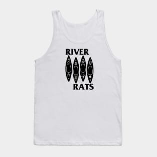 River Rats - Kayaks (Black Flag) punk version Tank Top